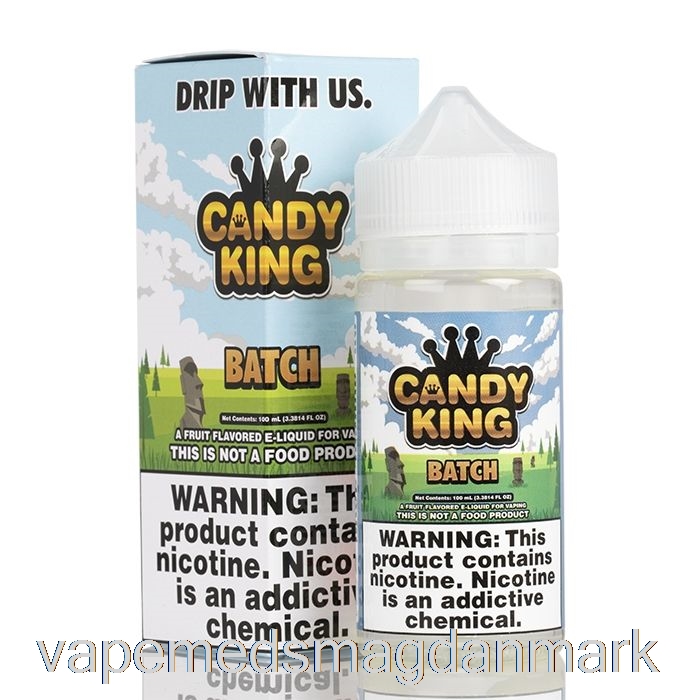 Engangs Vape Danmark Batch - Candy King - 100ml 0mg